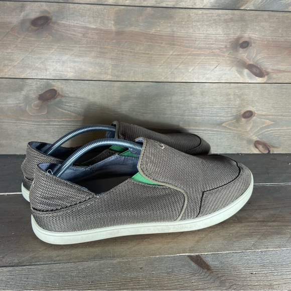 Olukai nohea mesh Mens size 11 shoes brown slip on comfort sneakers - Picture 2 of 8